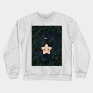 Celestial Nursery Wall Art| Cute Baby Star Counting Series| Forest Nursery Theme Wall Art| Star Nursery Wall Art Crewneck Sweatshirt